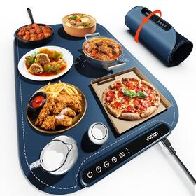 Bw601 Voriah Warming Mat For Food Electric Tray With 99h Timer And 8 Tempera