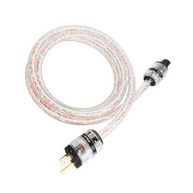 5900c Waudio 10 Awg Audiophile Power Cable Hi-end Ofc Cord For Hifi Systems