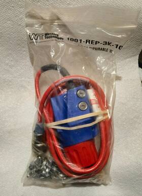 Wt-1001-rep-ec-redk Western Technology Tech. Elect. Deadman Control Switch With 10 Ft. 5 Pins Sealed Connector