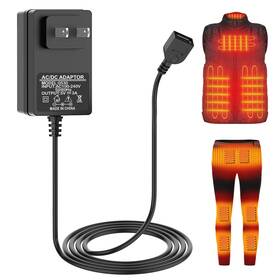Ba102 Whsahans 5v2a Usb Wall Charger Wire Plug For Heated Vests Jackets Hoodies Connecti