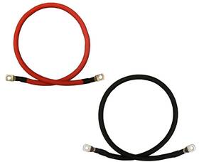 Cbl-csbr-06-256-5 Windynation 6 Awg Pure Copper Battery Inverter Cables 5 Ft Red And Black 5/16 In Lugstttttt