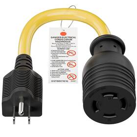 Xn515p-d Winxus Nema 5-15p To L14-30r Power Adapter Cord Household 15amp Generator