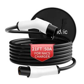 Wissandric 701256753879 21ft Tesla Extension Cord 50a 240v Heavy Duty Waterproof Ev Charg