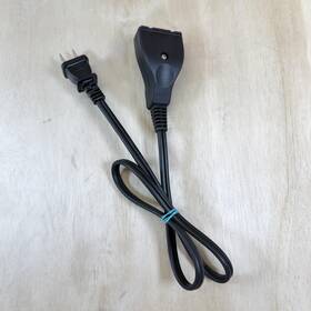 Xinbao Mi-10/15 Power Cable 125v 15a Black Nema 1-15 Male Adapter Cord Connector