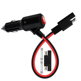 Yingayou-26 Yingayou 706859776782 Sae To Cigarette Lighter Plug With Switch 12 V 24 Cha