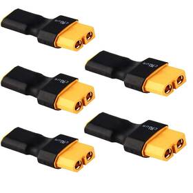 Xt60 Yiqigou M031 5-pack Xt30 Plug Male Connector To Female No Wire Adapter