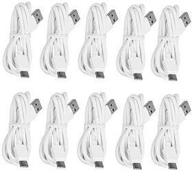 Yourtronics 713239987072 Pack Of 10 Type C Fast Charge Cable Usb Cord Charging Rapid Quick Charger Bul