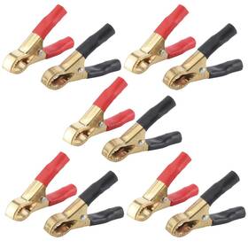 Yuecoomg01r32ac4f Yuecoom 5pair Alligator Clips Electrical 50a 3.1inch Heavy Duty Insulated Pure Coppe
