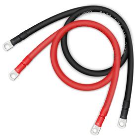 Zonbang 614158511112 8 Awg Battery Cable With 3/8 Inch Terminals Copper Inverter Cables F