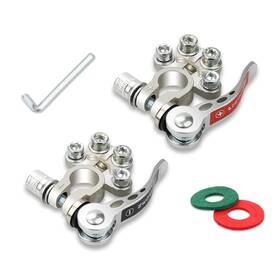 Bte-2 Zonbang 2pcs 4-way Quick Release Disconnect Battery Terminal Connectors Positive Neg