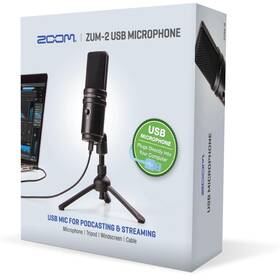 Zoom B09gs683hc Zum-2 Podcast Usb Microphone Windscreen Cable For Recording Podcasts