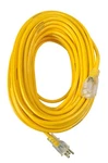 Yellow Jacket Heavy Duty Extension Cord, 100FT, 12 Gauge, 3 Conductor, Lighte.... Fixed Price $128.73.