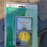 Commercial Electric M1015B Analog Multimeter Cat Ii 300V W/ Test Leads. Fixed Price $19.99.