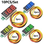 10PCS 0.28" Mini Dc 0-100V Voltage Tester Gauge Digital Led Voltmeter. Fixed Price $11.98.