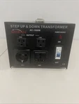 Simran AC-1500W 110V 220V International Power Source Step Up Down Transformer. Fixed Price $100.00.
