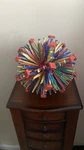 Giant Vintage Hoberman Expandable Geometric Ball Toy Rainbow Stem Kinetic. Fixed Price $54.99.