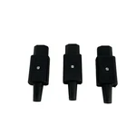 3 Pack Iec Connector Rewireable Schurter C15 10A Hi-fi Mains Cables. Fixed Price $24.06.