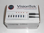 Visiontek & Sync Usb 3.0 Seven Port Hub Part # 900725 Smart Charger. Fixed Price $44.98.