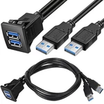 Dkardu Square Panel Mount Cable, Dual Feet (1 Meter),. Fixed Price $17.73.