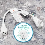 Maximm Foot 14 Awg 360 Rotating Flat Plug Extension Power Cable/cord. Fixed Price $14.97.