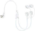 2FT Outdoor Power Extension Cord Way Splitter - White Flat Wall Plug Short 3. Fixed Price $21.37.