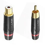 Audio Cables Rca Plugs Female Jacks Speaker Connector Gold Palted Hifi Diy. Fixed Price $6.99.