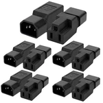 Jorindo 10 Pcs Iec C14 Plug To Nema 5-15R Us 3 Pin Female Power Adapter .... Fixed Price $59.60.