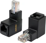 RJ45 Right Angle Ethernet Adapter Up Cerrxian 2 Pack. Fixed Price $18.37.