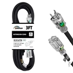 Honderson Extension Cord Weatherproof With Lighted End Ul Listed 12 Gauge 3FT.... Fixed Price $13.28.