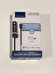 Insignia 25W Fast Car Charger W/ Coiled Lightning (mfi Certified) Connector. Fixed Price $8.96.