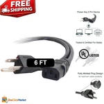 6-FOOT Durable Power Cord Heavy-duty Cable For Electronics & Appliances. Fixed Price $8.39.