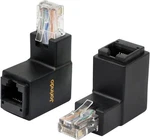 RJ45 Right Angle Ethernet Adapter Up Cerrxian 2 Pack. Fixed Price $18.37.