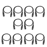 10 Essentials Xlr Mic Cables W/ Rean Connectors 3 Ft By Elite Core. Fixed Price $139.90.