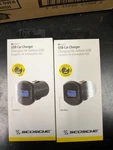 2*SCOSCHE Revolt Compact Single Port Usb Car Charger 12W Fast Charging Black. Fixed Price $10.99.
