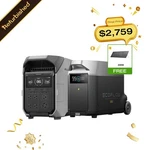 Ecoflow Delta PRO3 7600WH Power Station With Extra Battery Refurbished. Fixed Price $3359.00.