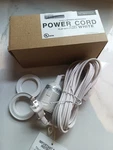 Artecnica Power Cord White 15 FOOT/120V F8512WHUL0 Round Kit For Lampshades. Fixed Price $19.75.