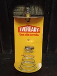Vintage & Very Rare Argentina Eveready Battery Tester Display Yellow Variant. Fixed Price $99.90.