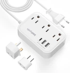 European Travel Plug Adapter, To 3 Ft Eu/uk/us White. Fixed Price $22.66.