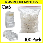 100PCS RJ45 Modular Plugs For Ethernet Cable Connector 8P8C End. Fixed Price $10.99.