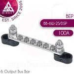 Bep Single Output Bus Bar With Cover 100A BB-6W-2S/DSP For Marine Boats. Fixed Price $28.53.