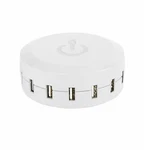 Chargehub X7 Signature 7-PORT Usb Desktop Charging Station Round White. Fixed Price $59.99.