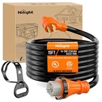 Nilight Amp 15FT Generator Extension Cord 250V 12500WATT Heavy Duty. Fixed Price $116.99.