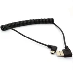 Glhong Coiled Mini Usb Cable, 90 Degree Spring 2.0 To Cord. Fixed Price $11.37.
