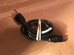 Prong Ac Cord E208480 Lorom 10A 125V LR-03B LR-03A. Fixed Price $12.99.