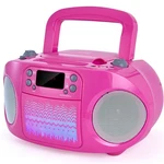 Hplay GC09 Kids Boombox, Cd Player, Bluetooth Connectivity For Pink. Fixed Price $86.37.