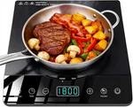 Portable 1800W Induction Cooktop With 12 Temp Settings & Safety Lock. Fixed Price $91.99.