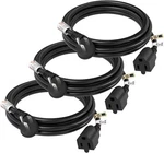 Firmerst 3-PACK 6FT Flat Plug Extension Cord 14 Awg 15A Black Heavy Duty. Fixed Price $18.00.