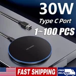 Wireless Fast Charger Charging Pad Dock Samsung Iphone Android Cell Lot. Fixed Price $356.28.