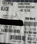 02769 18/3C Carolprene Soow 600V 90C Portable Power Cable Cord BLACK/25FT. Fixed Price $29.99.