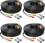 Ablegrid 4 Pack 100FT Bnc Video Power Cable Security Camera Wire Cord For. Fixed Price $36.92.